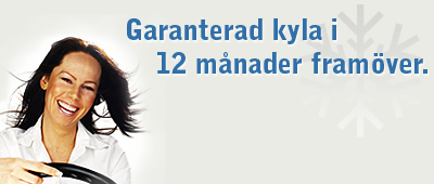 Garanterad kyla i 12 m�nader fram�ver