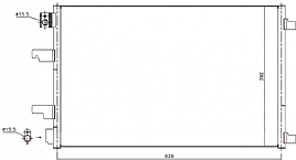 bild 1 produkt: Kondensor Nissan Qashqai