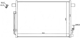 bild 1 produkt: Kondensor Nissan Murano