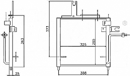 bild 1 produkt: Kondensor Mazda Demio