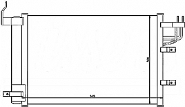 bild 1 produkt: Kondensor Kia Cerato med inbyggt torkfilter