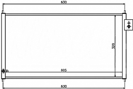 bild 1 produkt: Kondensor Honda Prelude / S2000