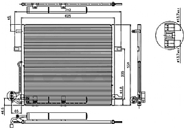 bild 1 produkt: Kondensor Mercedes-Benz M-Klass / R-Klass