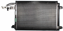 bild 1 produkt: Kondensor Audi / Seat / Skoda / Volkswagen med inbyggt torkfilter