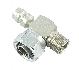 bild 1 produkt: Skarvkoppling Rotalock - 8'' skruvskarv med R134a serviceport - St�l