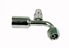 bild 1 produkt: Koppling 6'' 90� hona o-ring med R1234YF serviceport