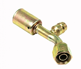 bild 1 produkt: Koppling 8'' 45 � hona o-ring med R134a serviceport - St�l