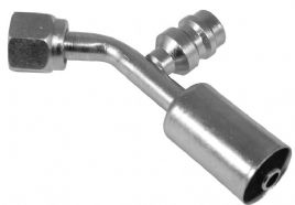 bild 1 produkt: Koppling 8'' 45� hona o-ring med R134a serviceport - St�l