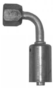 bild 1 produkt: Koppling 6'' 90� Flare - Aluminium