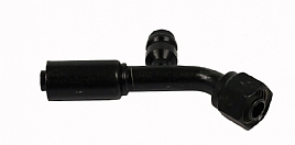 bild 1 produkt: Koppling  Reducerad o-ring 8'' 45� St�l med serviceuttag