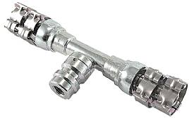 bild 1 produkt: Skarv 6'' st�l med R134a uttag - Frigoflex