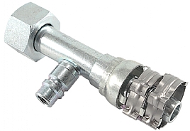 bild 1 produkt: Koppling 10'' rak hona St�l med R134a uttag - Frigoflex