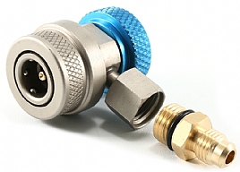 bild 1 produkt: Snabbkoppling R134a ventiler sugsida 90� - Bl�