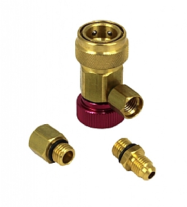 bild 1 produkt: Snabbkoppling 1234YF ventiler trycksida 90� - R�d