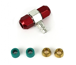 bild 1 produkt: Skarv med R134a port L�gtryck 3/8 (9,52mm)