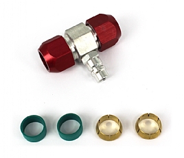 bild 1 produkt: Skarv med R134a port L�gtryck 5/8 (15,87mm)