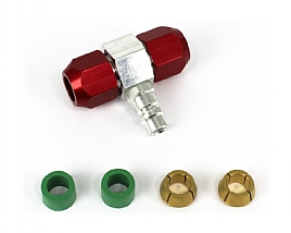 bild 1 produkt: Skarv med R134a port L�gtryck 10mm