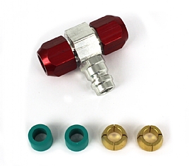 bild 1 produkt: Skarv med R134a port H�gtryck 3/8 (9,52mm)