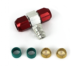 bild 1 produkt: Skarv med R134a port H�gtryck 1/2 (12,7mm)