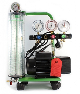 bild 1 produkt: Vakuum- & Fyllstation - 4-v�gs manometerst�ll