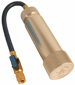 bild 1 produkt: Oljeinjektor p�fyllningsbar. Skala 7,5 ml - 60 ml. Med 1/4'' anslutning