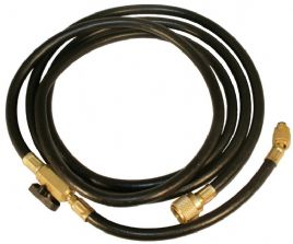 bild 1 produkt: 2,5 m Serviceslang Svart - 3/8 x 1/4 - 45�