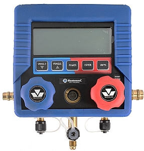 bild 1 produkt: Digitalt 2-v�gs Manometerst�ll