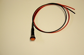 bild 1 produkt: Lysdiod orange 12V, 10mm 200DM/DK / 50D Plus / 80D / 60D