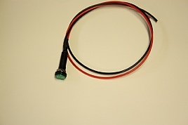 bild 1 produkt: Lysdiod gr�n 12V, 10mm 200DM/DK / 50D Plus / 80D / 60D