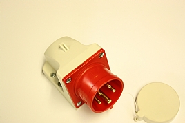 bild 1 produkt: Uttag 16A v�ggmodell hane