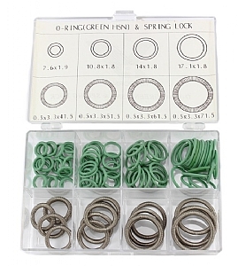 bild 1 produkt: Sortiment med springlocksringar