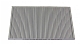 Friskluftsfilter Defrosterfilter 265 x 150  x 12